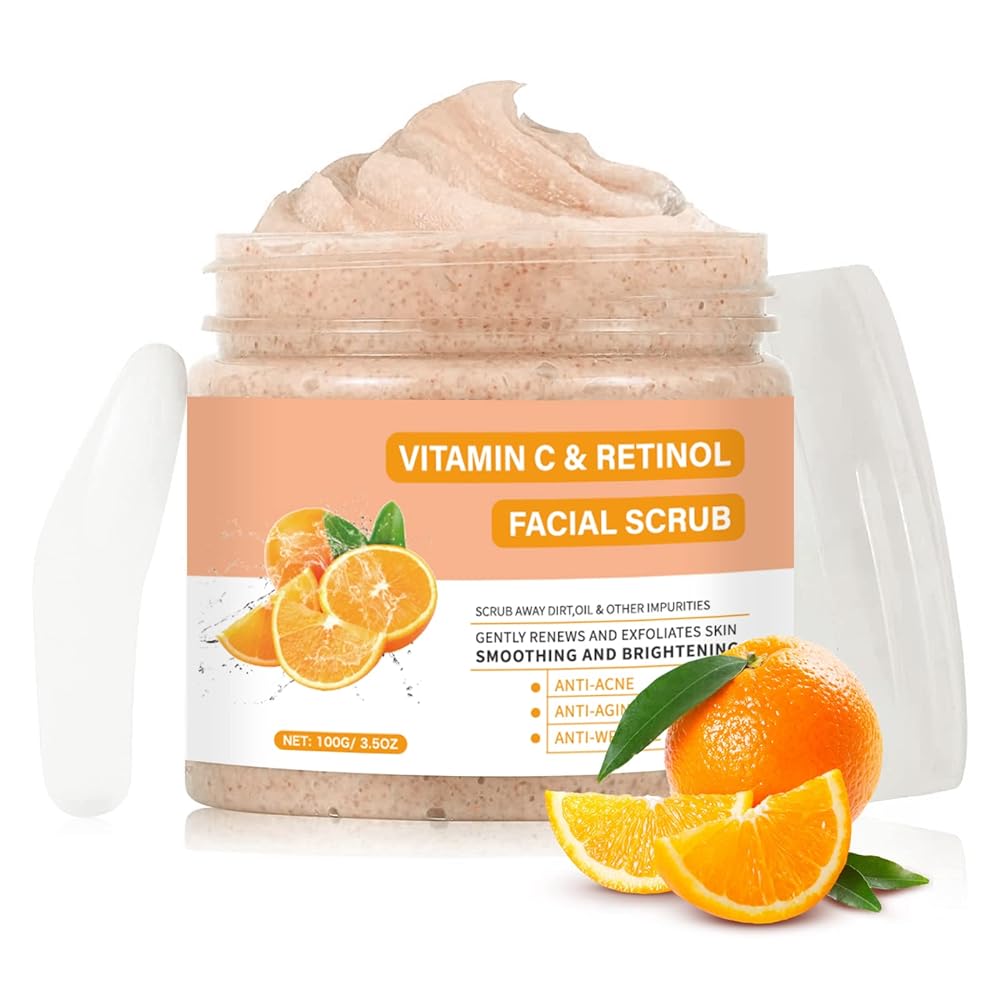 Vitamin C Retinol Facial Scrub Review: Glowing Skin