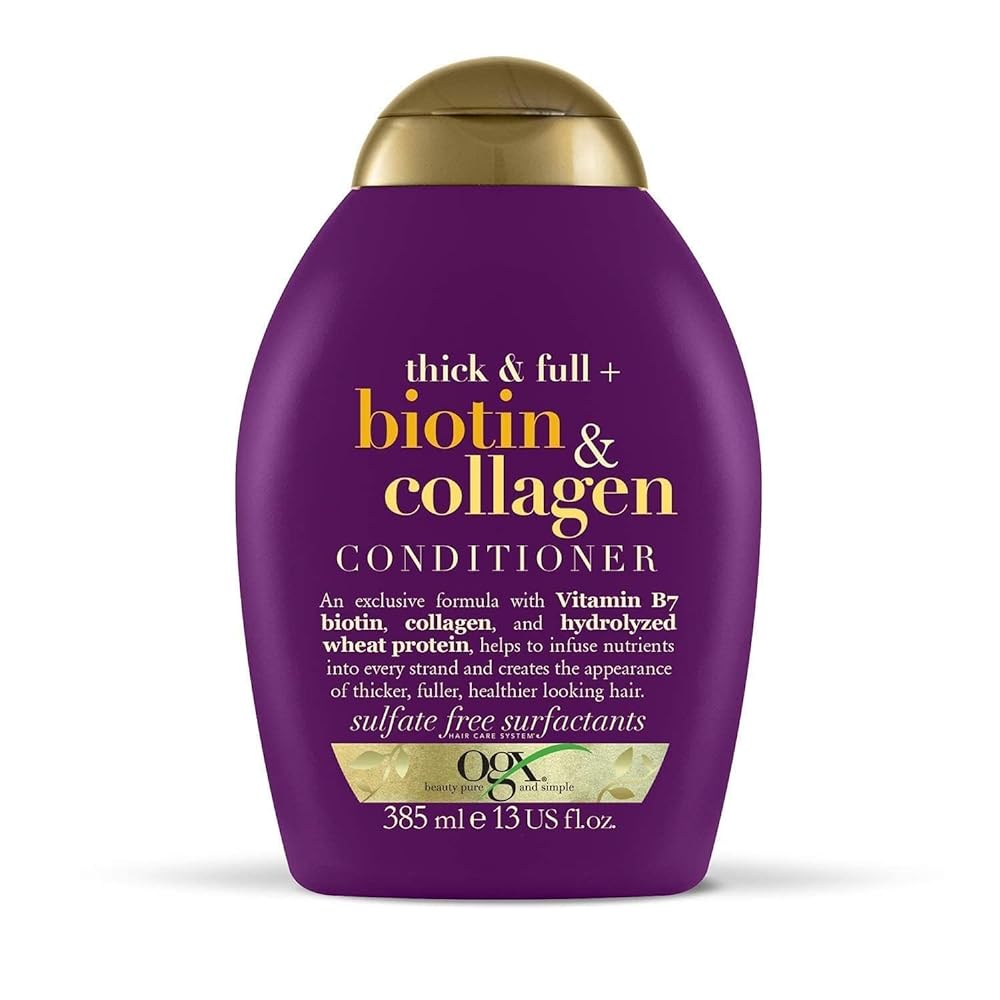 OGX Biotin & Collagen Conditioner, 13 oz – Strengthen and Nourish Your Hair!