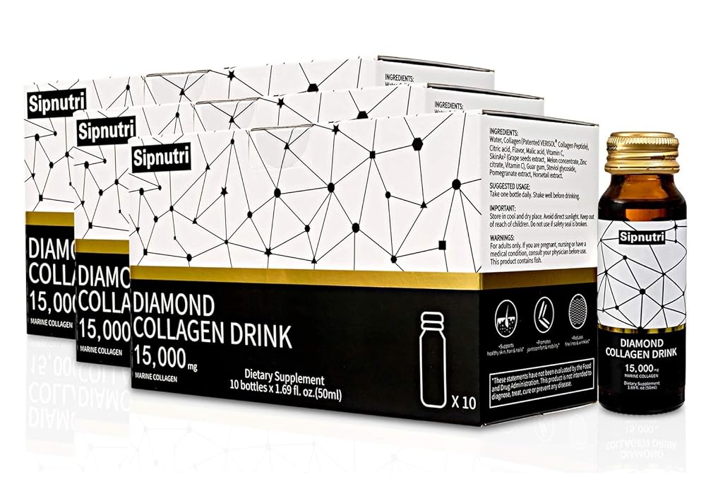 Diamond Liquid Collagen Drink: Boost Wellness with Beauty in a Bottle!